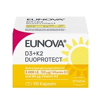 EUNOVA DuoProtect D3+K2 2000 I.E./80 µg Kapseln