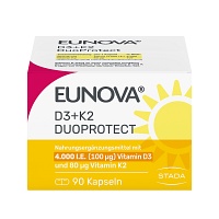 EUNOVA DuoProtect D3+K2 4000 I.E./80 µg Kapseln