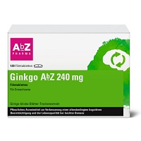 GINKGO AbZ 240 mg Filmtabletten - 120St - Stärkung für das Gedächtnis