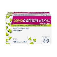 LEVOCETIRIZIN HEXAL bei Allergien 5 mg Filmtabl. - 100St - Allergien