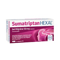 SUMATRIPTAN HEXAL bei Migräne 50 mg Tabletten
