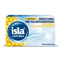 ISLA MED akut Zitrus-Honig Pastillen