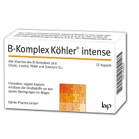 B-KOMPLEX Köhler intense Kapseln - 15St - Vegan
