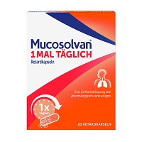 MUCOSOLVAN 1mal täglich Retardkapseln