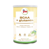 FOR YOU BCAA+glutamin Energy & Recovery Apfel Plv.