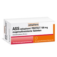 ASS-ratiopharm PROTECT 100 mg magensaftr.Tabletten