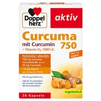 DOPPELHERZ Curcuma 750 Kapseln - 60St