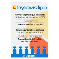 HYLOVIS lipo Augentropfen Einzeldosispipetten