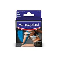 HANSAPLAST Sport Kinesiologie Tape 5 cmx5 m blau