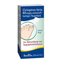 CICLOPIROX beta 80 mg/g wirkstoffhalt.Nagellack