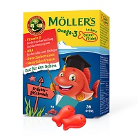 MÖLLER\'S Omega-3 Gelee Fisch Erdbeere Kautabletten