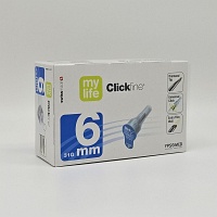 MYLIFE Clickfine Pen-Nadeln 31 G 6 mm - 100St