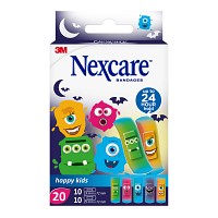 NEXCARE Happy Kids Pflasterstrips Monster 2 Größen