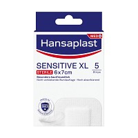 HANSAPLAST Sensitive Wundverband steril 6x7 cm