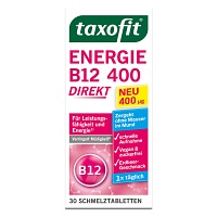 TAXOFIT Energie B12 400 Direkt Schmelztabletten