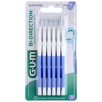 GUM BI-DIRECTION Interdentalb.0,6 mm hellblau