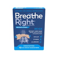 BREATHE Right Besser Atmen Nasenpfl.normal beige