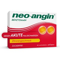 NEO-ANGIN Benzydamin akute Halsschmerzen Zitrone - 40St