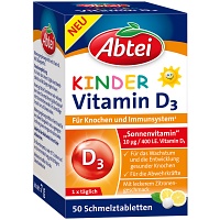 ABTEI Kinder Vitamin D3 Schmelztabletten
