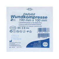 WUNDKOMPRESSE Vliesstoff steril 10x10 cm