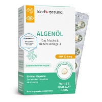WHITE OMEGA Kids Algenöl Weichkapseln