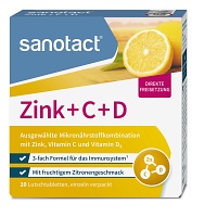 SANOTACT Zink+C+D Lutschtabletten
