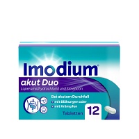 IMODIUM akut Duo 2 mg/125 mg Tabletten