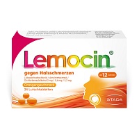 LEMOCIN gegen Halsschmerzen Orangengeschmack Lut.