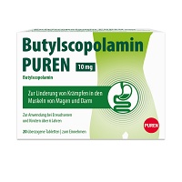 BUTYLSCOPOLAMIN PUREN 10 mg überzogene Tab.