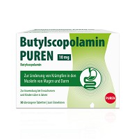 BUTYLSCOPOLAMIN PUREN 10 mg überzogene Tab.