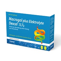 MACROGOL plus Elektrolyte Dexcel 13,7 g PLE