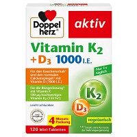 DOPPELHERZ Vitamin K2+D3 1000 I.E. Tabletten