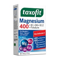 TAXOFIT Magnesium 400+B1+B6+B12+Folsäure Tabletten