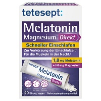 TETESEPT Melatonin+Magnesium Direkt Sticks