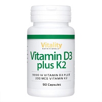 VITAMIN D3 5000 I.E. plus K2 200 µg Kapseln