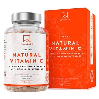 AAVALABS Vitamin C Acerola Camu-Camu Hagebutte Kps