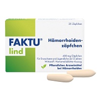 FAKTU lind Hämorrhoidenzäpfchen