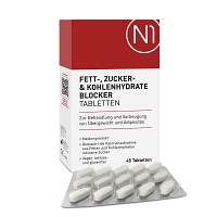 N1 Fett- Zucker- & Kohlenhydrate Blocker Tabletten