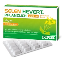 SELEN HEVERT pflanzlich 200 µg Kapseln