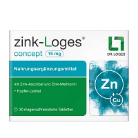 ZINK-LOGES concept 15 mg magensaftres.Tabletten