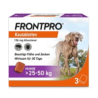 FRONTPRO 136 mg Kautabletten f.Hunde >25-50 kg