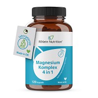 MAGNESIUM KOMPLEX 4in1 hochdosiert vegan Kapseln