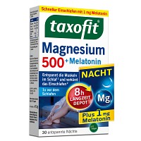 TAXOFIT Magnesium 500 Nacht+Melatonin Tabletten