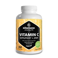 VITAMIN C GEPUFFERT 1000 mg hochdosiert+Zink Tabl.