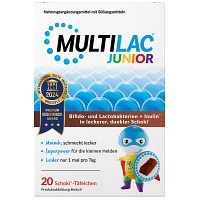 MULTILAC Darmsynbiotikum Junior Täfelchen