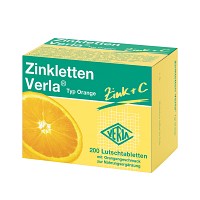 ZINKLETTEN Verla Orange Lutschtabletten