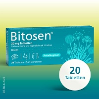 BITOSEN 20 mg Tabletten - 20St - Haus- & Reiseapotheke