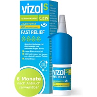 VIZOL S 0,21% Fast Relief Augentropfen