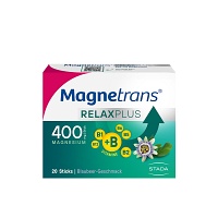 MAGNETRANS Relax+ 400 mg Granulat Sticks Blaubeere