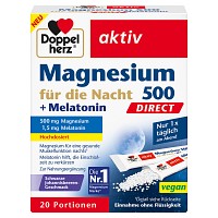 DOPPELHERZ Mag.500 für die Nacht+Melatonin DIRECT